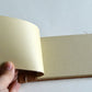 Small Artist Notebook, Wooden Pocket Scrapbook Album, Quotations Journal Gift for poet writer, Japanese Ledger Organic Book, Tan Sketchbook