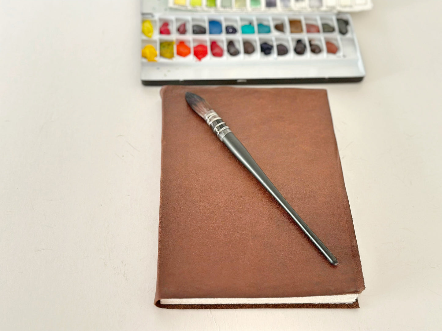Pocket Cotton Watercolor Sketchbook, Small Travel Field Journal