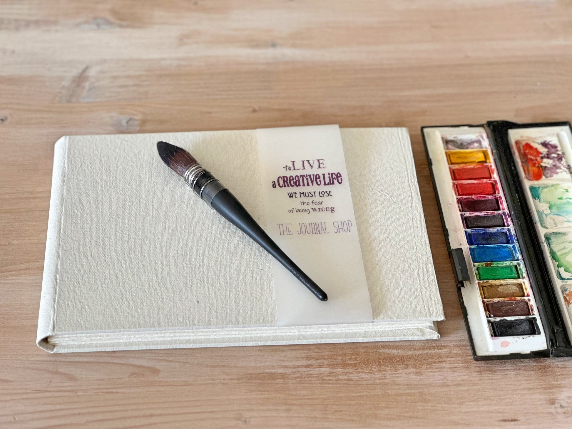Watercolor Pocket Sketchbook Journal with 300gsm Fabriano paper, Trave –