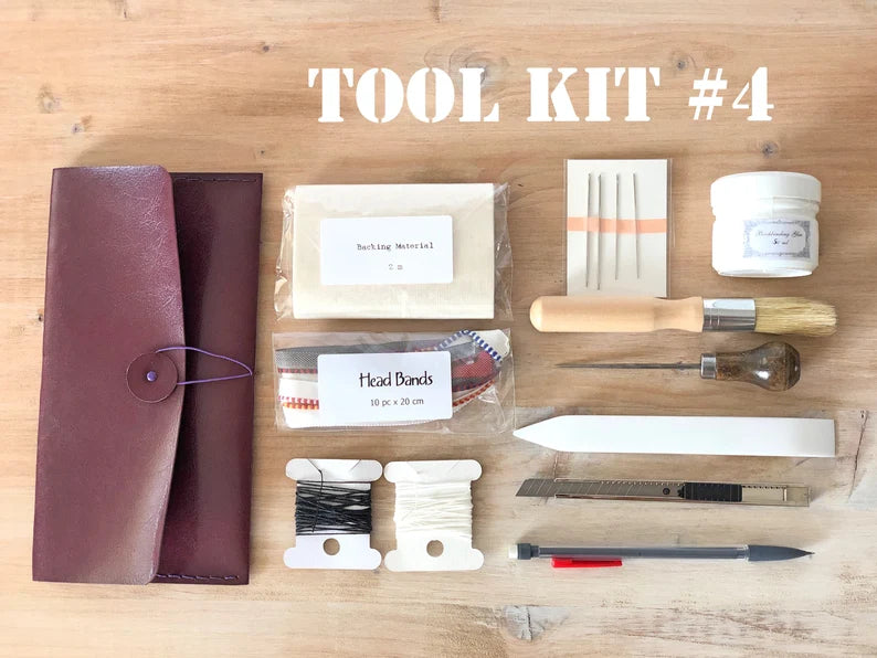 Bookbinding Travel Tool Kit for DIY books, Gift set for Bookbinders