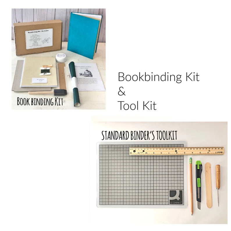 Some bookbinding supplies. You can buy a bookbinding kit on  or , Book Binding