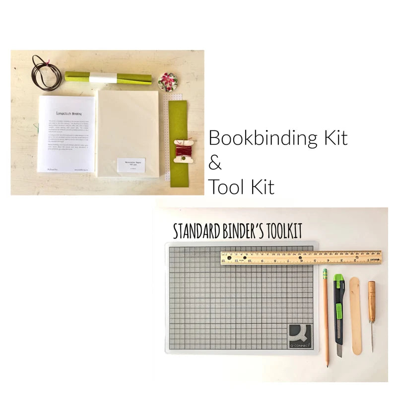 Complete Bookbinding kit for creating your own DIY Hardcover
