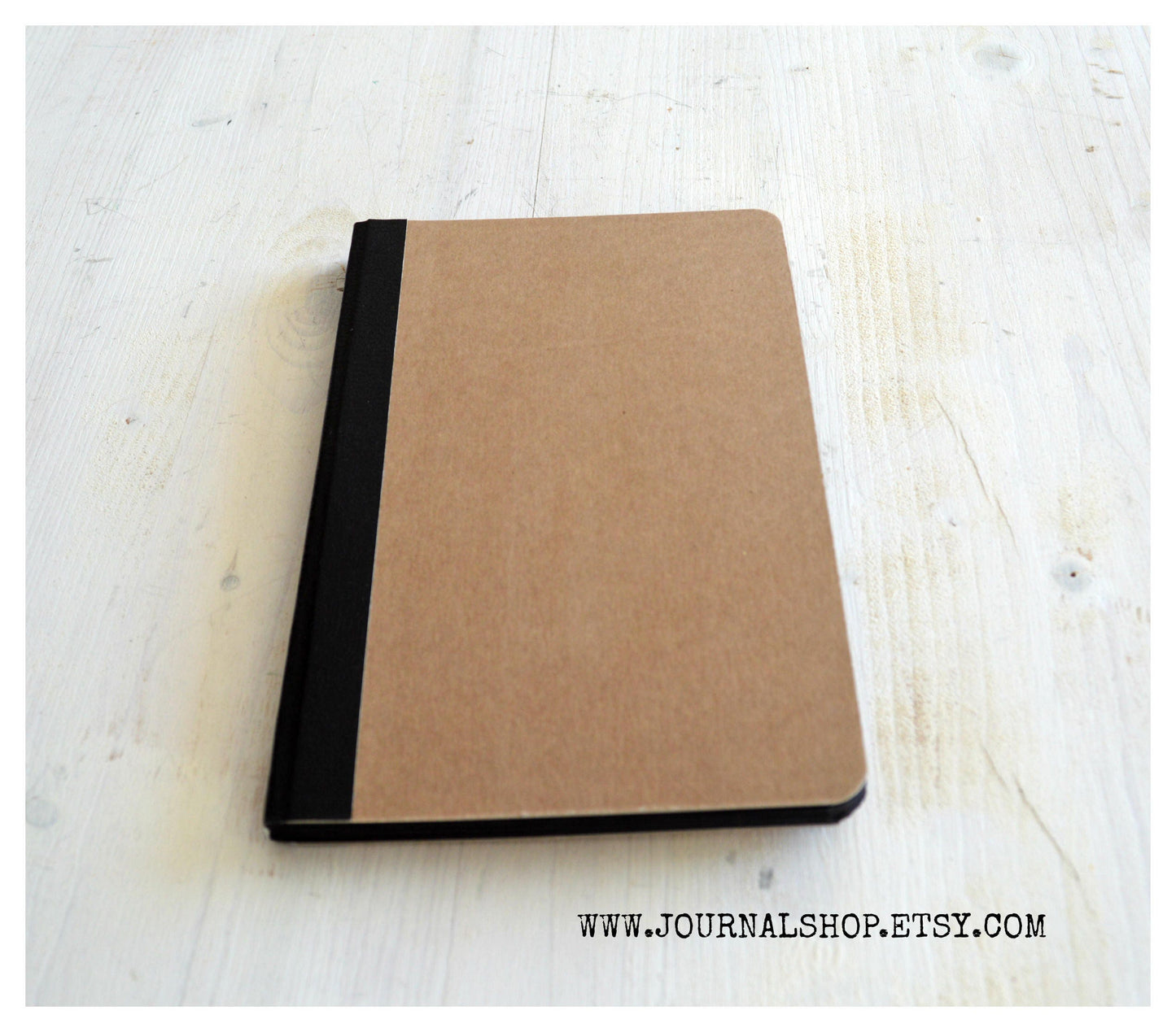 Handmade Hardcover Sketchbook / Journal - Black, 40 Pages