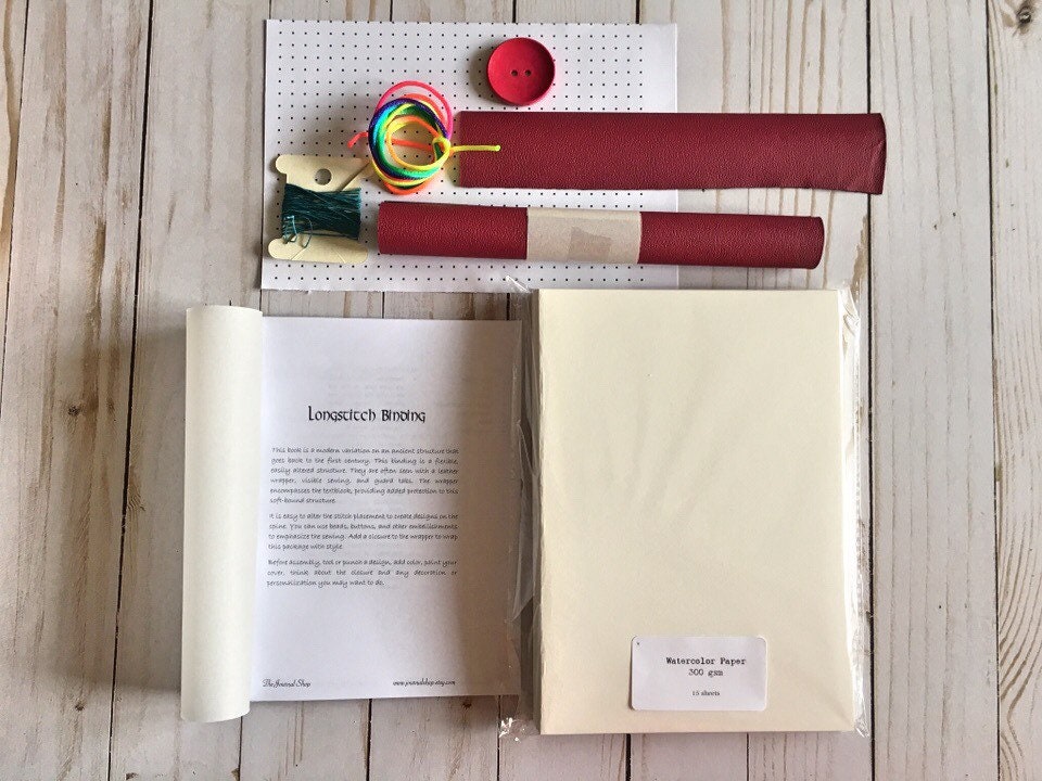 Journal Book Binding Kit - Medieval Longstitch –