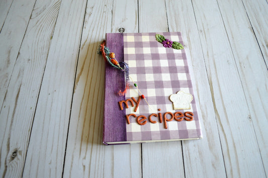Handmade Recipe Book, 60 pages