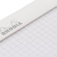 Rhodia Graph Notebook, TN refill insert, Journal checkered paper, Bucket list fountain pen marker paper, list mania, TN refill