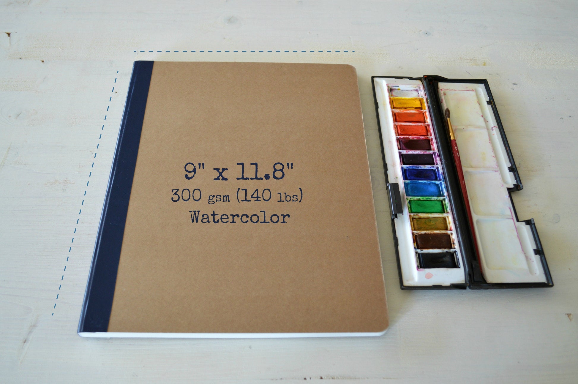 Extra Large Sketchbook 9 x 11.8 (23x30 cm), Artist Art Journal with –