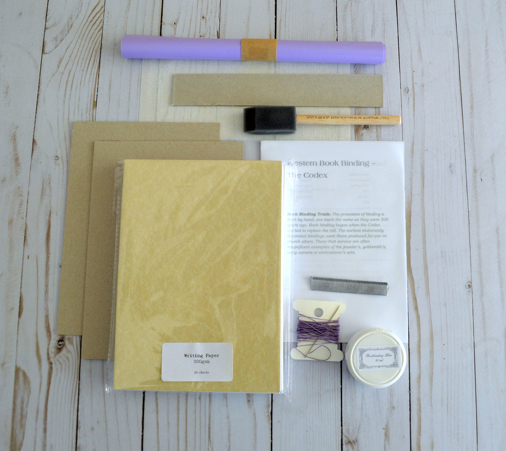 DIY Bookbinding Kit to Make Your Own Journal Book Diary With