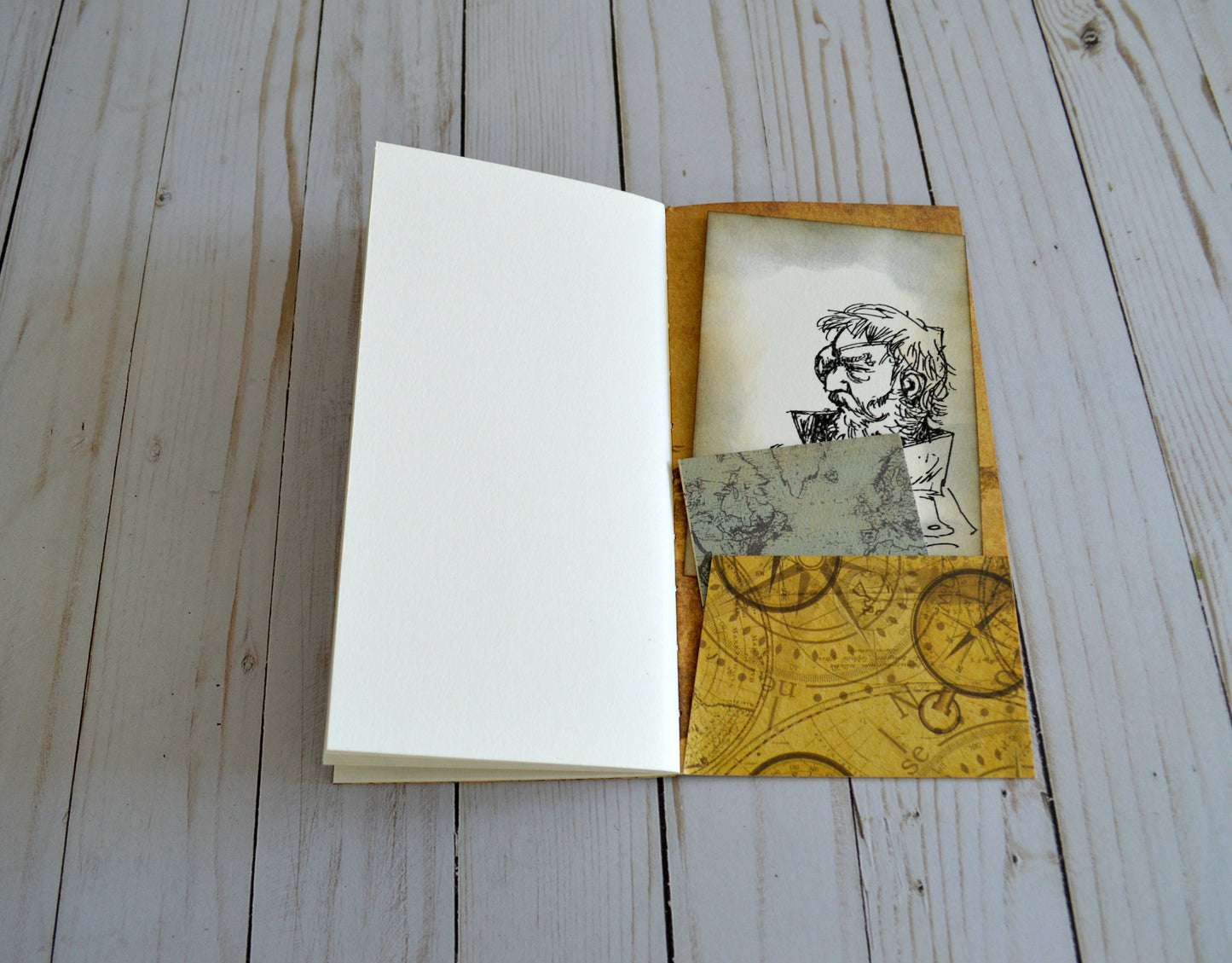 Traveler's Notebook Insert for Artists: with Pockets and 90 lb Mixed Media paper