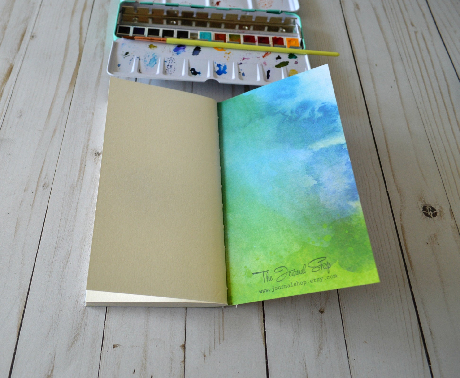 Watercolor Pocket Sketchbook Journal with 300gsm Fabriano paper