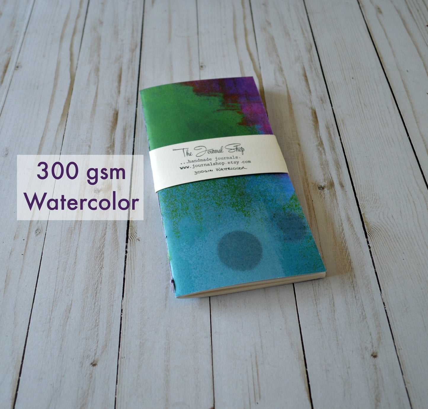 Watercolor Travelers Notebook Refill,  Artist drawing sketchbook, Pocket Journal book insert with watercolour paper, Gift for creative