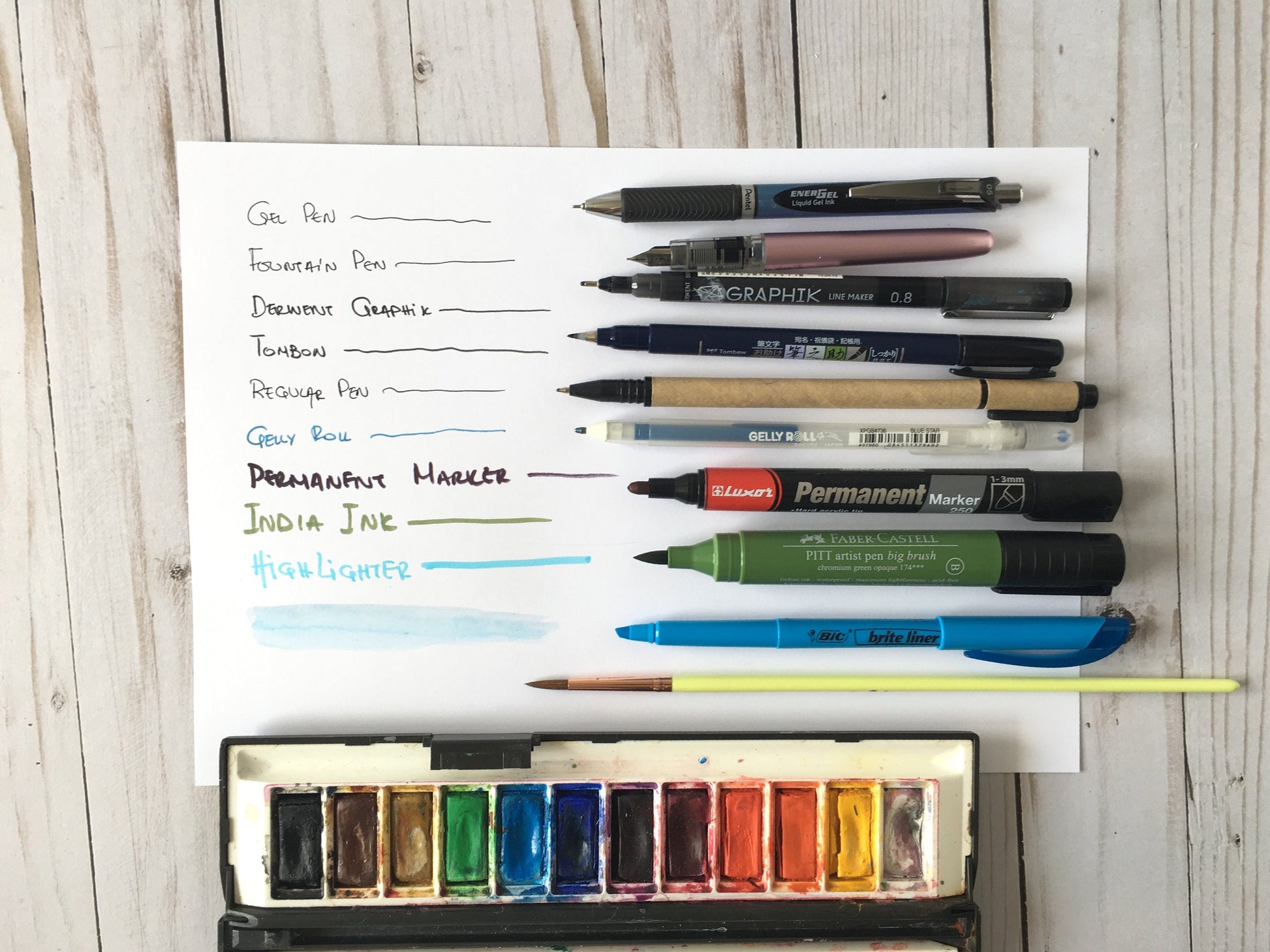 Set of 3 marker Journals with 210gsm/90lbs smooth Bristol Paper