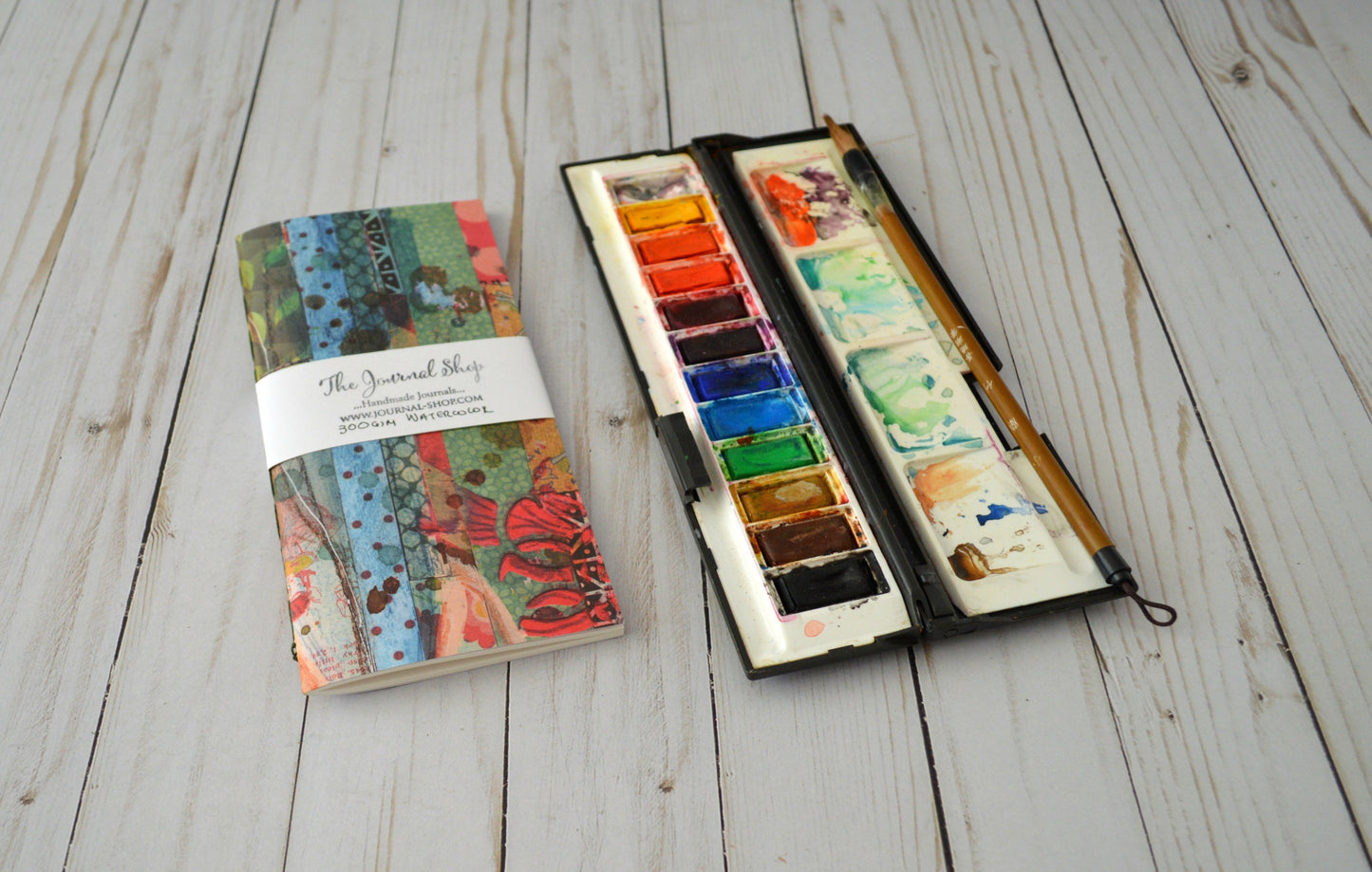 Watercolor Travelers Notebook Insert Refill, Artist Pocket Sketchbook,  Small Blank Book With 190gsm Fabriano Watercolor 