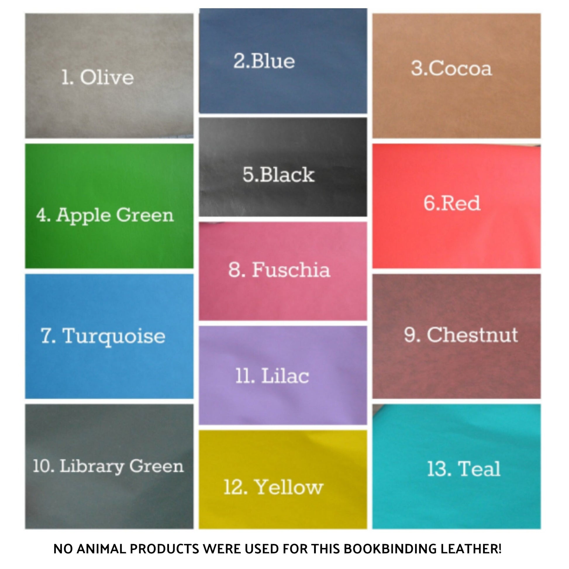 REFILL for DIY bookbinding kit: 9 color options – kata golda handmade