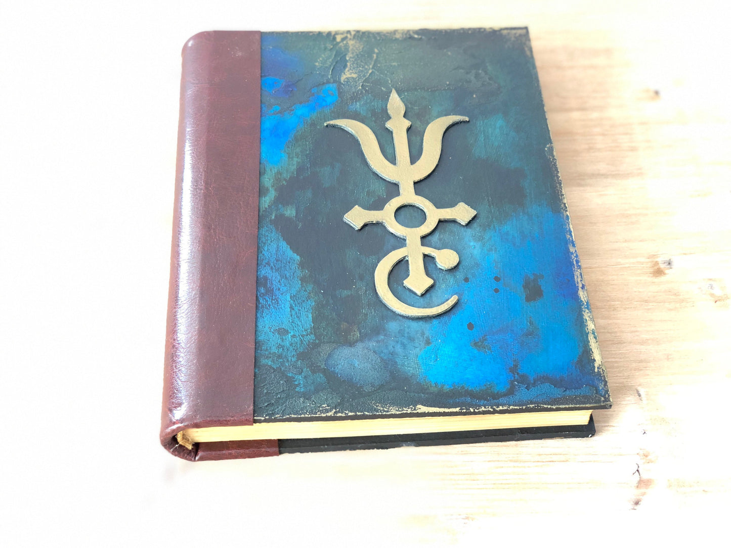 "The Tome of Chaos" Hardcover SpellBook, Magic Journal Book RPG Grimoire for Witch Wizard, Book of Shadows