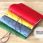 Refillable Journal Kit with Dyed Eco-Leather Cover with Pockets - A5