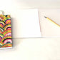 Set of A5 Sketchbooks with Smooth Extra White Bristol Paper, Moleskine cahier TN Refill, Lay flat Paperback Journals Happy Rainbow Notebooks