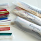 Faux headbands / endbands for Bookbinding - Mixed Pack of 10 colors 20cm each