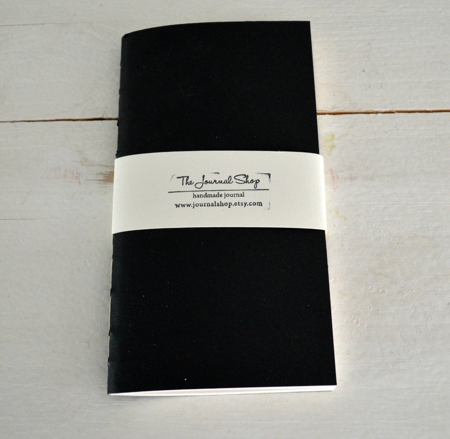 Black Watercolor Travelers Journal Sketchbook Notebook, TN insert with choice of supreme watercolor paper 300sm or 190 gsm, Artist Notebook