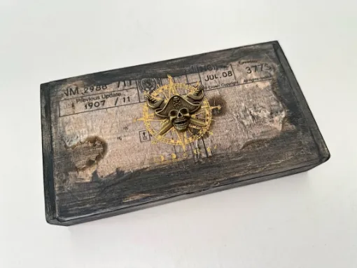 Picture of Wooden Box - Pirate Treasure Chest