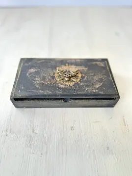 Show details for Wooden Box - Pirate Treasure Chest Picture of Wooden Box - Pirate Treasure Chest