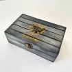 Picture of Wooden Box  - Pirate Medallion