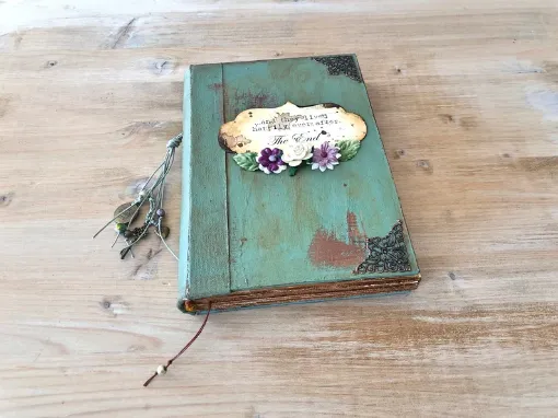 Picture of Vintage Junk Journal Wedding Book