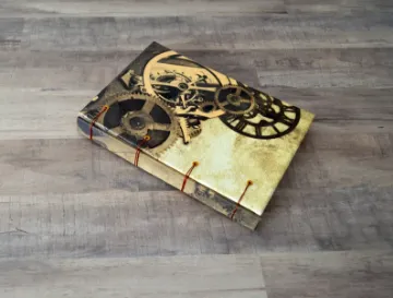 Show details for Hardcover Stempunk Journal Picture of Hardcover Stempunk Journal