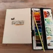 Picture of Small Watercolor Cotton Journal