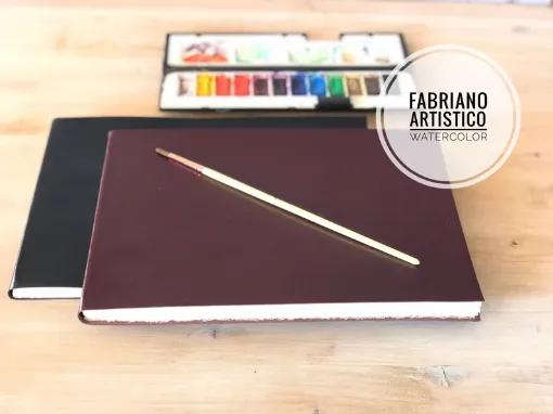 Picture of Landscape Watercolor PL Leather Journal