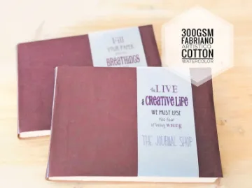 Show details for Landscape Cotton Watercolor Journal Picture of Landscape Cotton Watercolor Journal