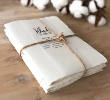 Show details for Khadi Cover Watercolor Sketchbook Picture of Khadi Cover Watercolor Sketchbook