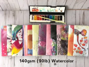 Show details for Travellers Notebooks Watercolor - Set of 3 Picture of Travellers Notebooks Watercolor - Set of 3