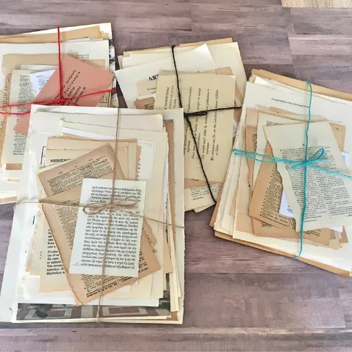 Picture of Vintage Book Pages