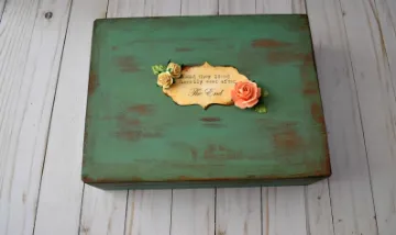 Show details for Wedding Wooden Box Picture of Wedding Wooden Box