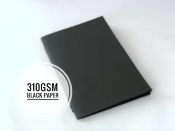Show details for A5 Watercolor Notebook - Black Picture of A5 Watercolor Notebook - Black