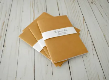 Show details for A5 Notebooks Rhodia Dot Grid - Set of 3  Kraft Picture of A5 Notebooks Rhodia Dot Grid - Set of 3  Kraft