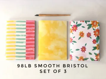 Show details for A5 Bristol Notebooks - Set of 3 Picture of A5 Bristol Notebooks - Set of 3