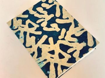 Show details for Lay Flat Hardcover Watercolor Journal Sketchbook with Fabriano Cotton Hot Press Xtra White Paper Picture of Lay Flat Hardcover Watercolor Journal Sketchbook with Fabriano Cotton Hot Press Xtra White Paper